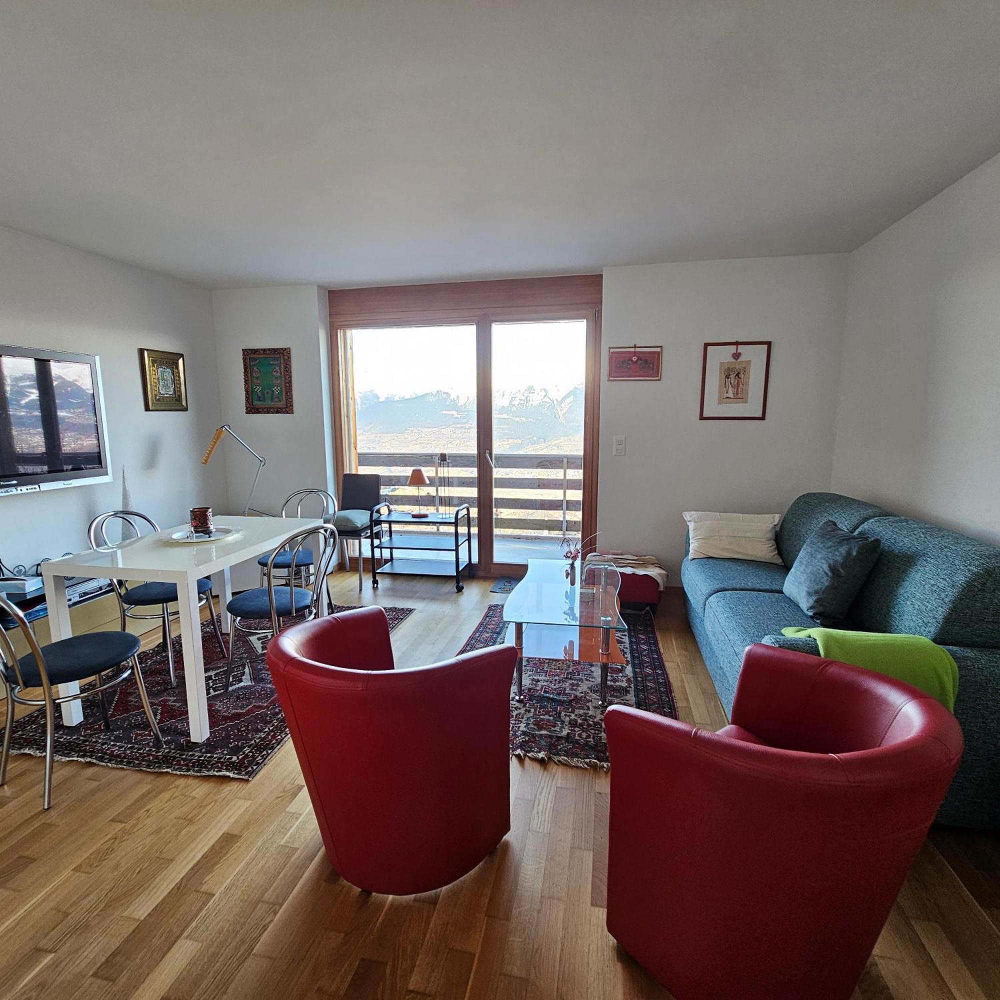 Appartement Meuble A Louer A Nax Exterior photo